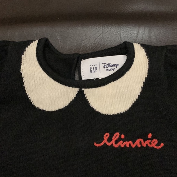 Gap Disney Minnie black dress with red skirt. - Picture 4 of 5